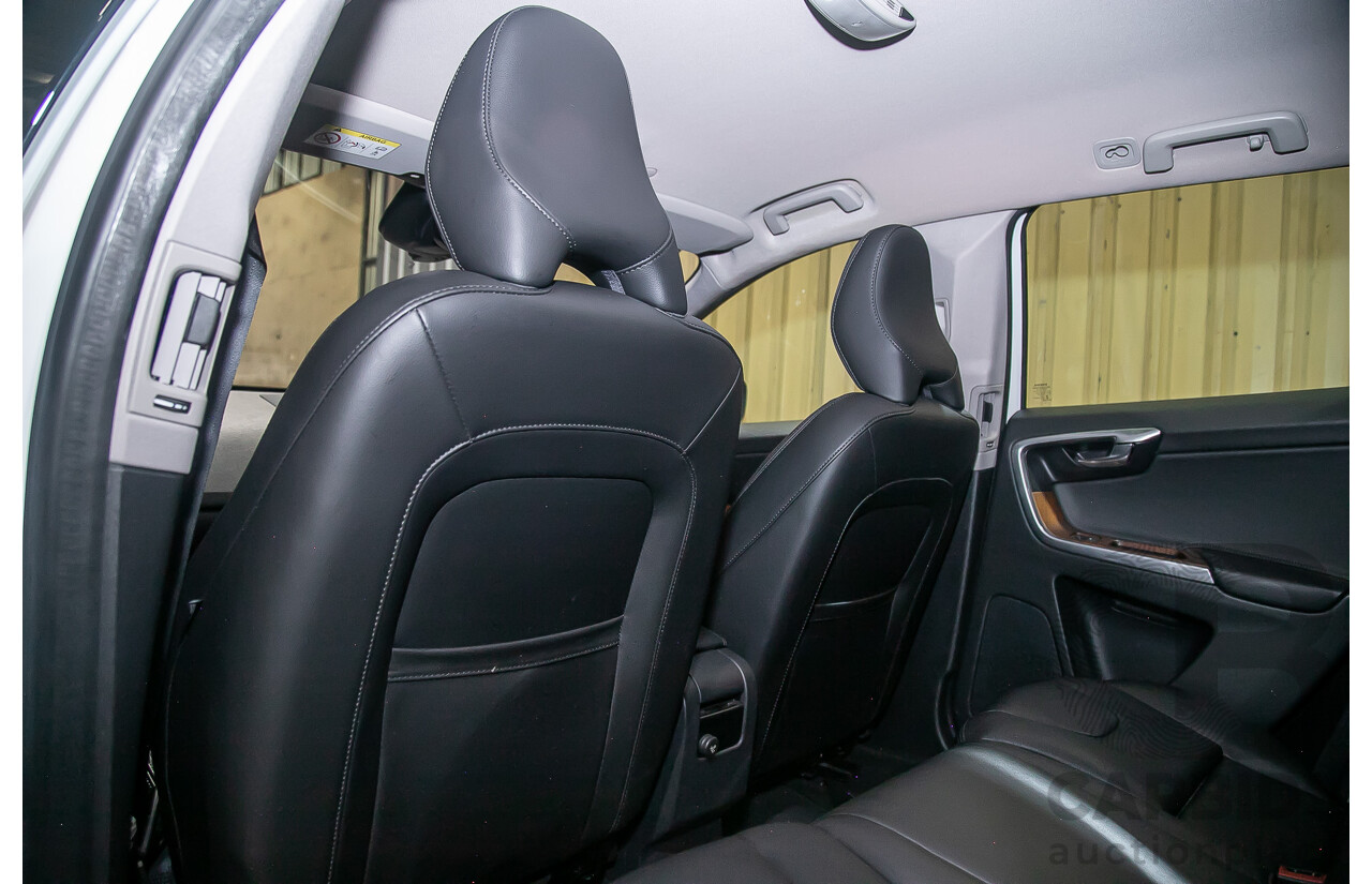 12/2015 Volvo XC60 D5 Luxury (AWD) DZ MY15 4d Wagon White Turbo Diesel 2.4L