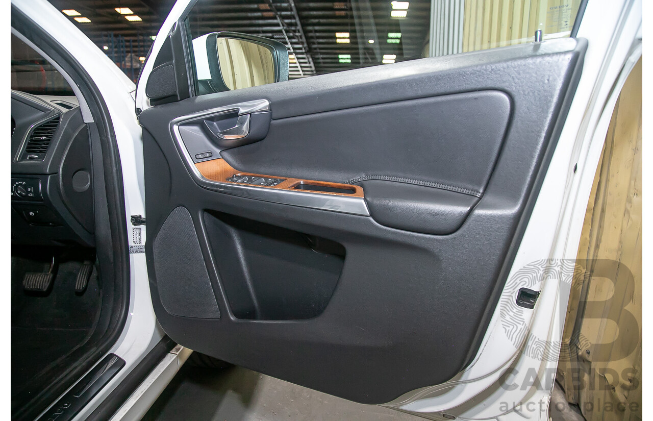 12/2015 Volvo XC60 D5 Luxury (AWD) DZ MY15 4d Wagon White Turbo Diesel 2.4L