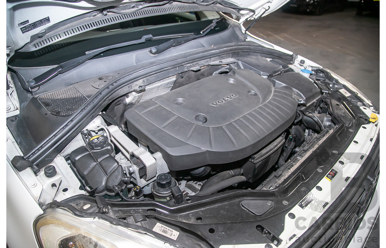 12/2015 Volvo XC60 D5 Luxury (AWD) DZ MY15 4d Wagon White Turbo Diesel 2.4L