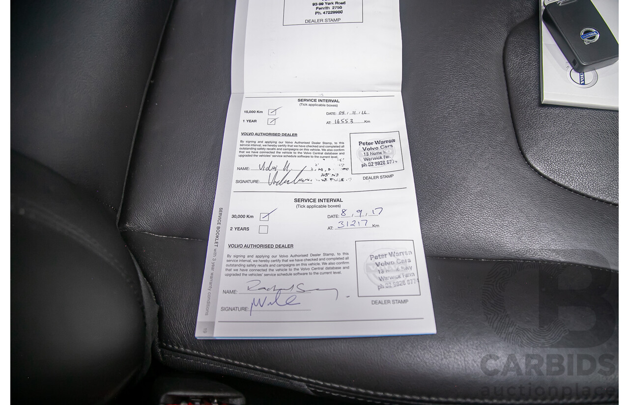 12/2015 Volvo XC60 D5 Luxury (AWD) DZ MY15 4d Wagon White Turbo Diesel 2.4L