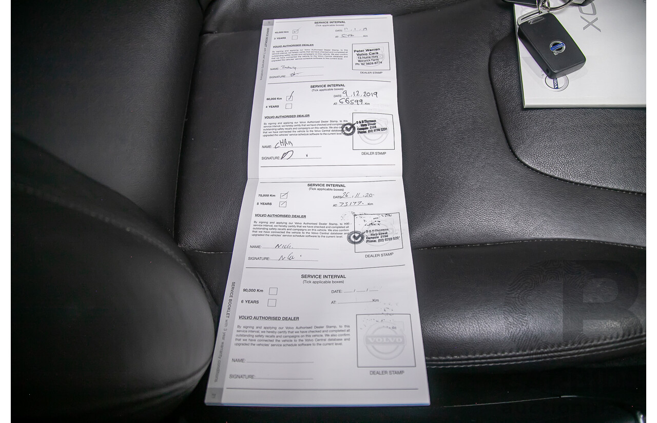 12/2015 Volvo XC60 D5 Luxury (AWD) DZ MY15 4d Wagon White Turbo Diesel 2.4L