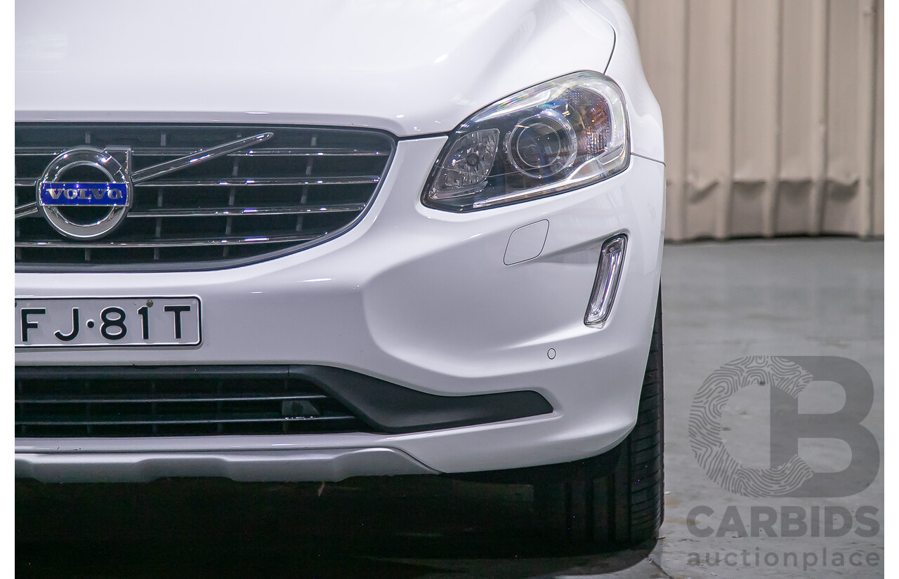 12/2015 Volvo XC60 D5 Luxury (AWD) DZ MY15 4d Wagon White Turbo Diesel 2.4L