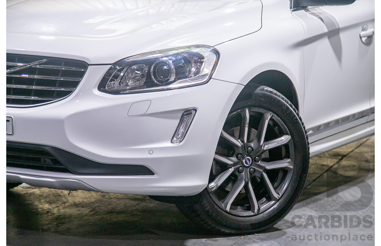 12/2015 Volvo XC60 D5 Luxury (AWD) DZ MY15 4d Wagon White Turbo Diesel 2.4L