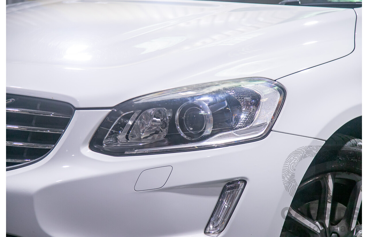 12/2015 Volvo XC60 D5 Luxury (AWD) DZ MY15 4d Wagon White Turbo Diesel 2.4L