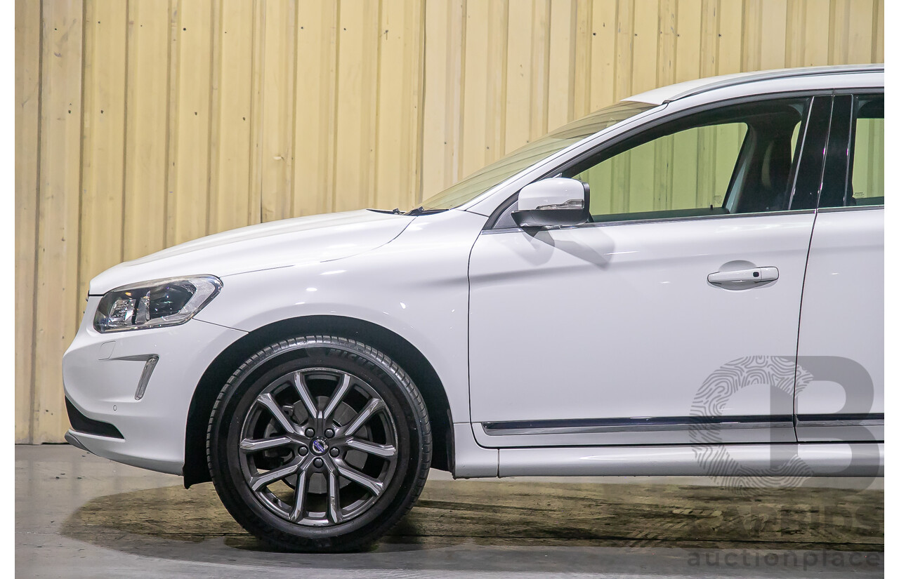 12/2015 Volvo XC60 D5 Luxury (AWD) DZ MY15 4d Wagon White Turbo Diesel 2.4L