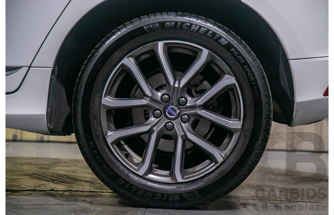 12/2015 Volvo XC60 D5 Luxury (AWD) DZ MY15 4d Wagon White Turbo Diesel 2.4L