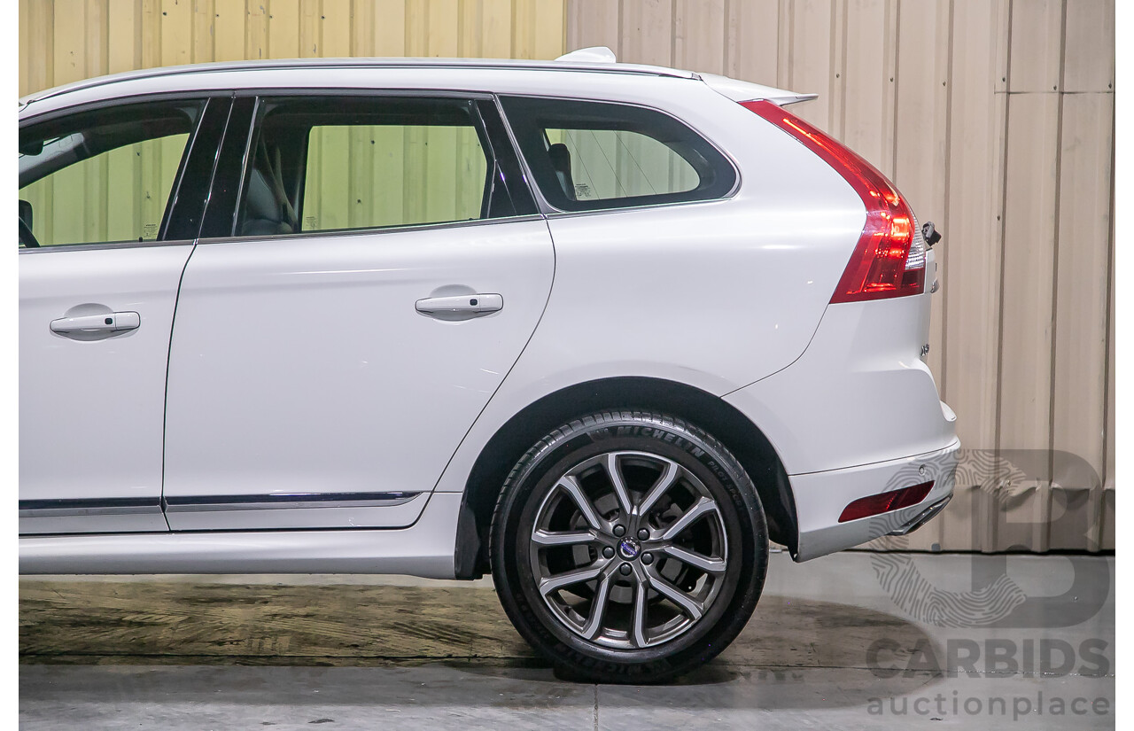 12/2015 Volvo XC60 D5 Luxury (AWD) DZ MY15 4d Wagon White Turbo Diesel 2.4L