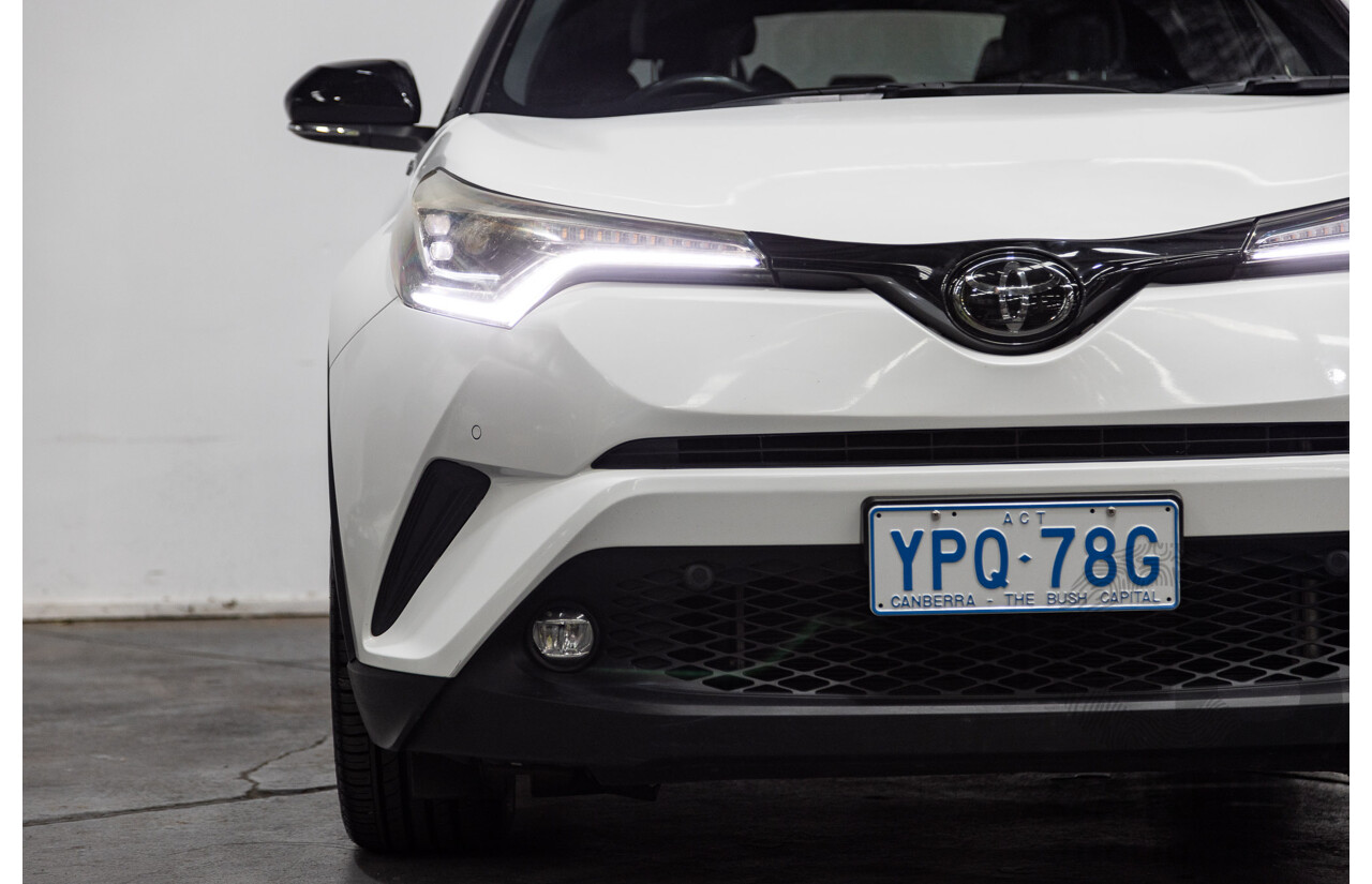 03/2019 Toyota C-HR Koba (AWD) NGX50R 4D Wagon Crystal Pearl White / Black Turbo 1.2L