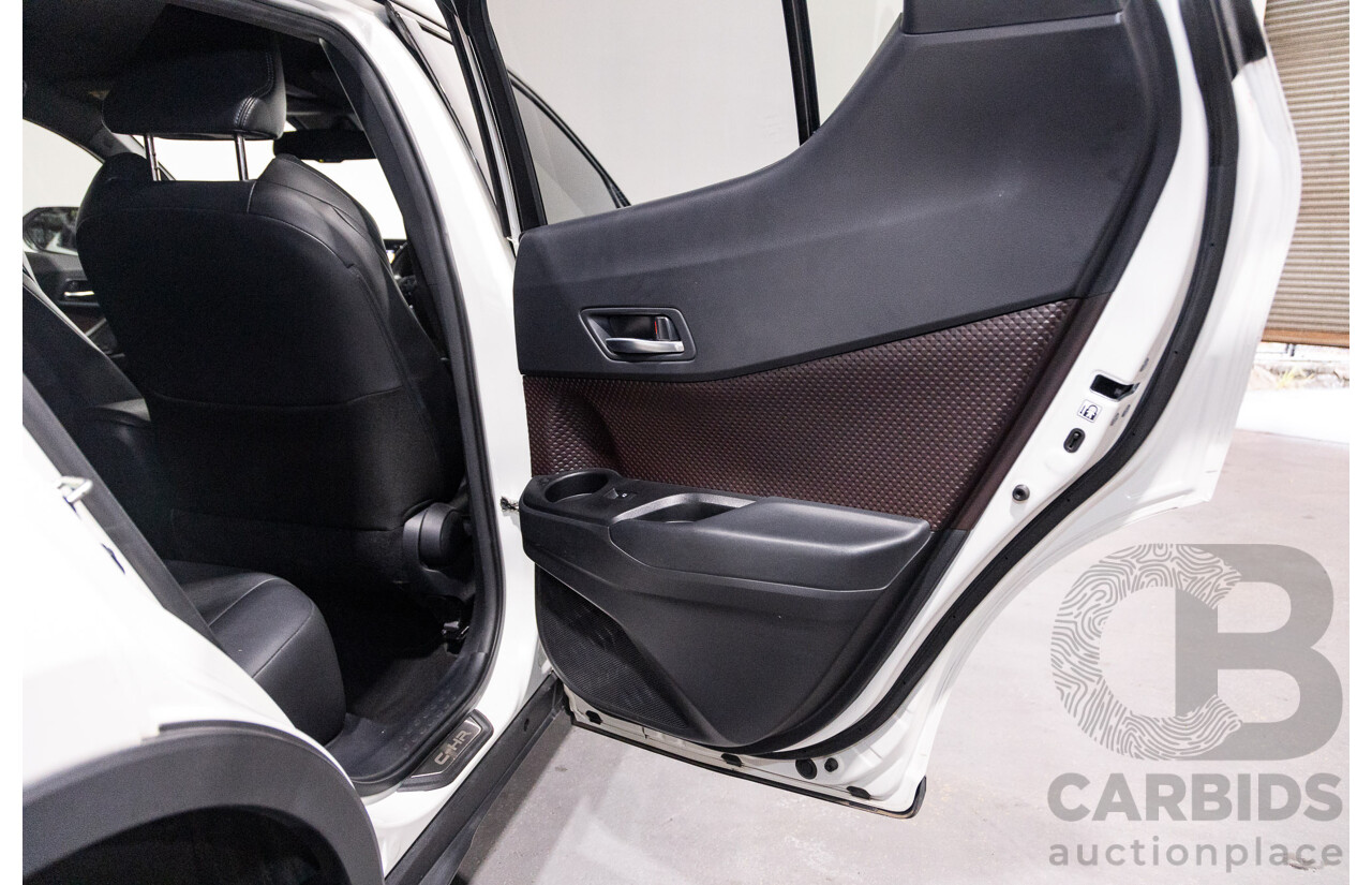 03/2019 Toyota C-HR Koba (AWD) NGX50R 4D Wagon Crystal Pearl White / Black Turbo 1.2L