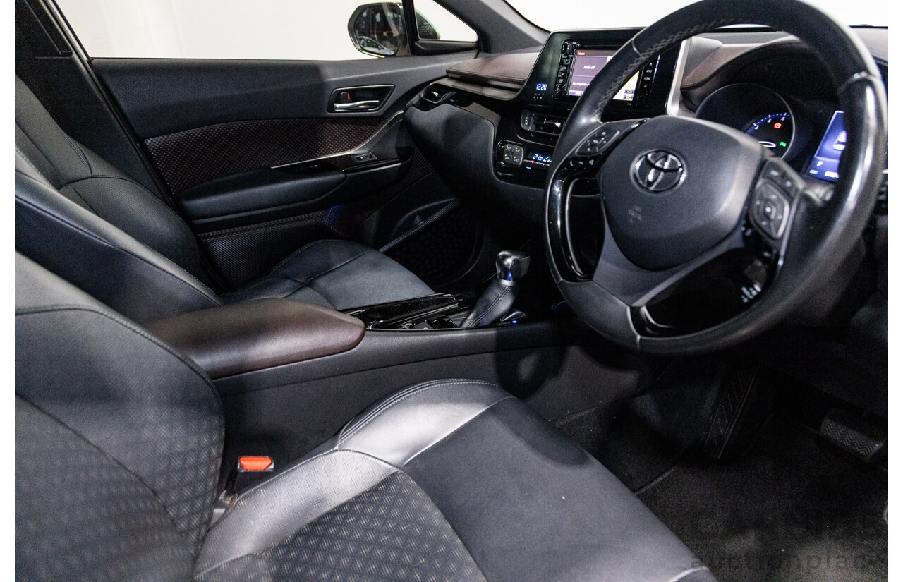 03/2019 Toyota C-HR Koba (AWD) NGX50R 4D Wagon Crystal Pearl White / Black Turbo 1.2L