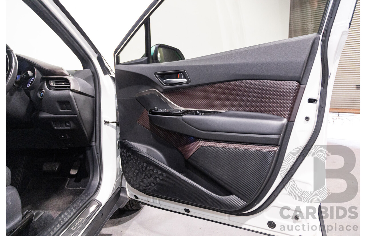 03/2019 Toyota C-HR Koba (AWD) NGX50R 4D Wagon Crystal Pearl White / Black Turbo 1.2L