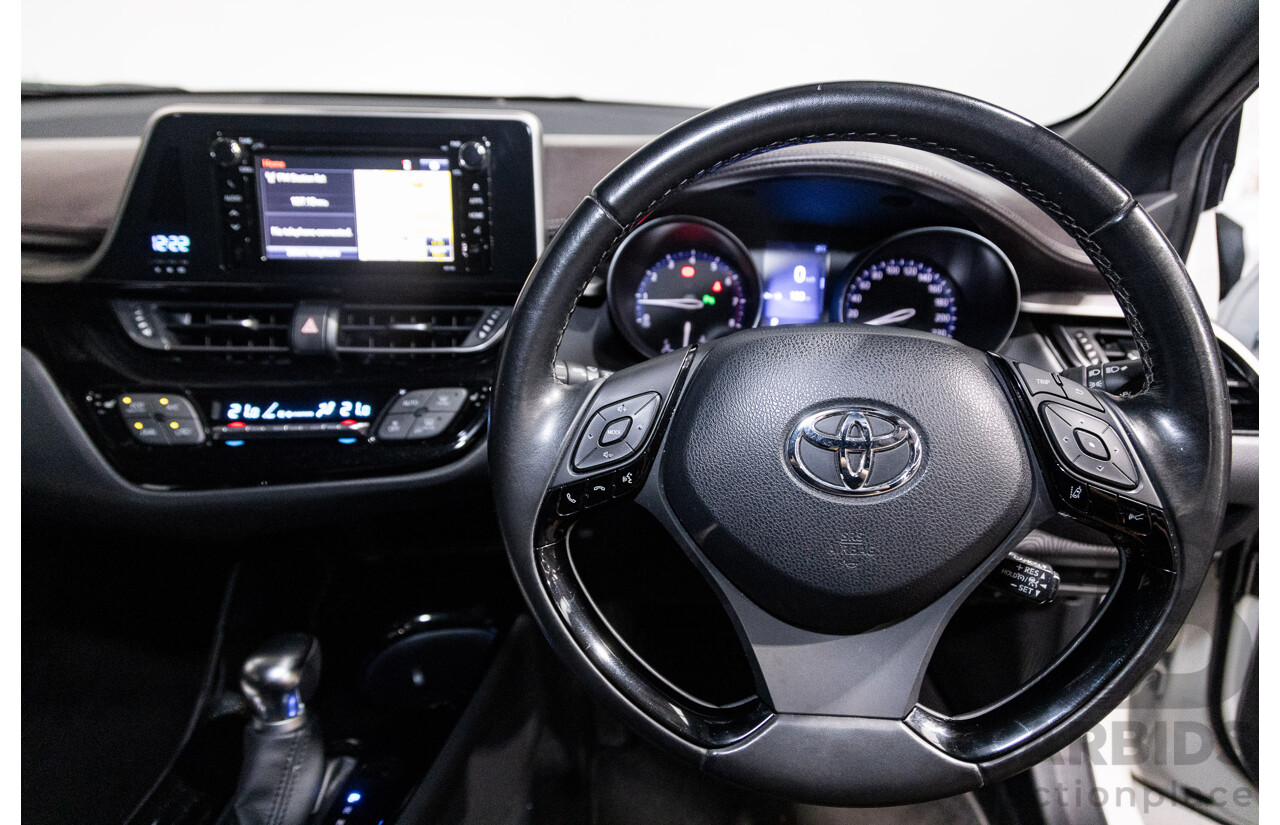 03/2019 Toyota C-HR Koba (AWD) NGX50R 4D Wagon Crystal Pearl White / Black Turbo 1.2L