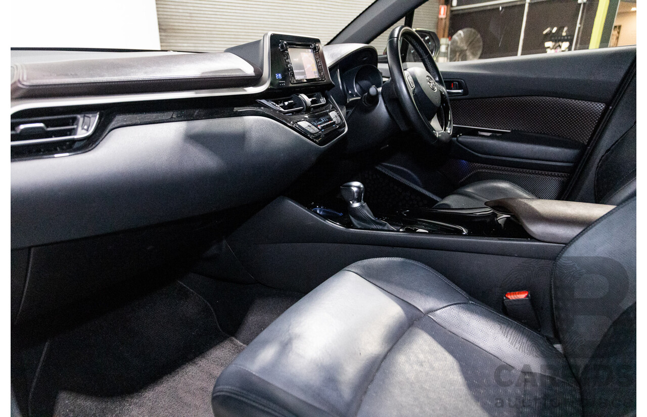 03/2019 Toyota C-HR Koba (AWD) NGX50R 4D Wagon Crystal Pearl White / Black Turbo 1.2L