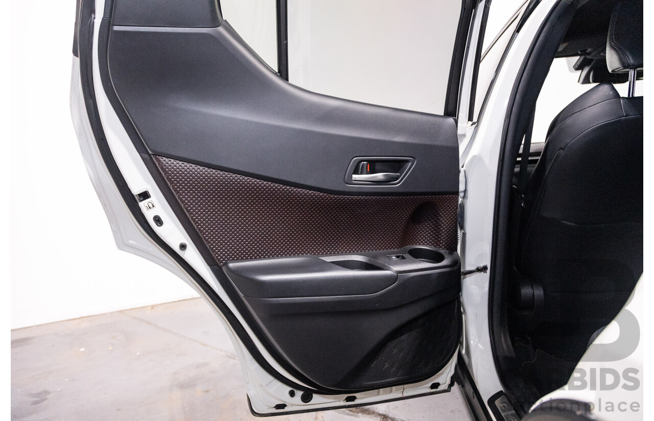 03/2019 Toyota C-HR Koba (AWD) NGX50R 4D Wagon Crystal Pearl White / Black Turbo 1.2L