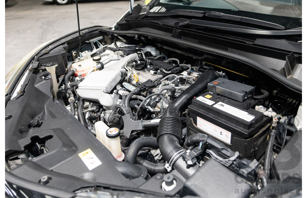 03/2019 Toyota C-HR Koba (AWD) NGX50R 4D Wagon Crystal Pearl White / Black Turbo 1.2L