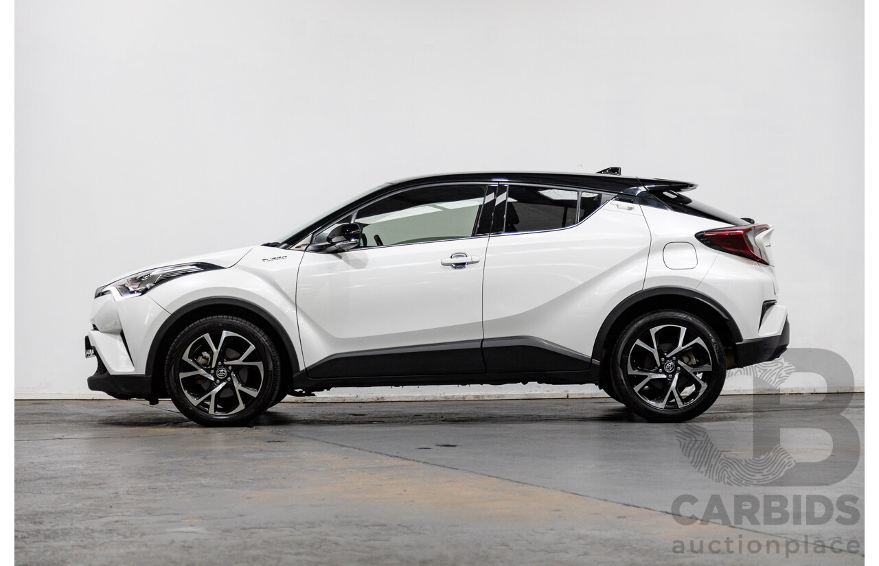 03/2019 Toyota C-HR Koba (AWD) NGX50R 4D Wagon Crystal Pearl White / Black Turbo 1.2L