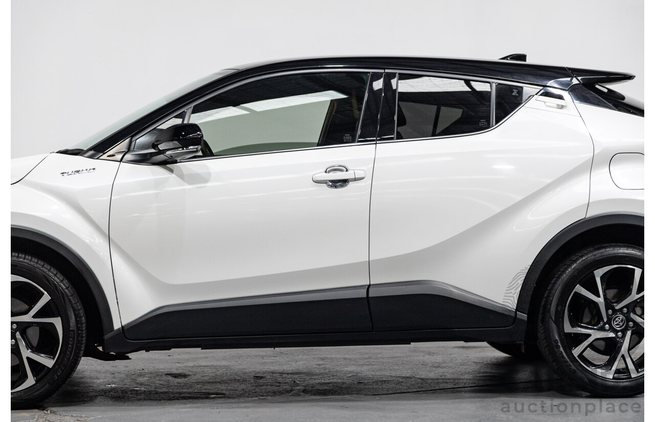 03/2019 Toyota C-HR Koba (AWD) NGX50R 4D Wagon Crystal Pearl White / Black Turbo 1.2L