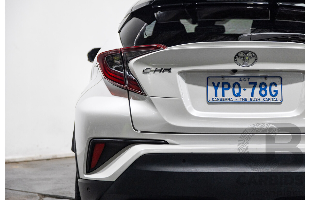 03/2019 Toyota C-HR Koba (AWD) NGX50R 4D Wagon Crystal Pearl White / Black Turbo 1.2L
