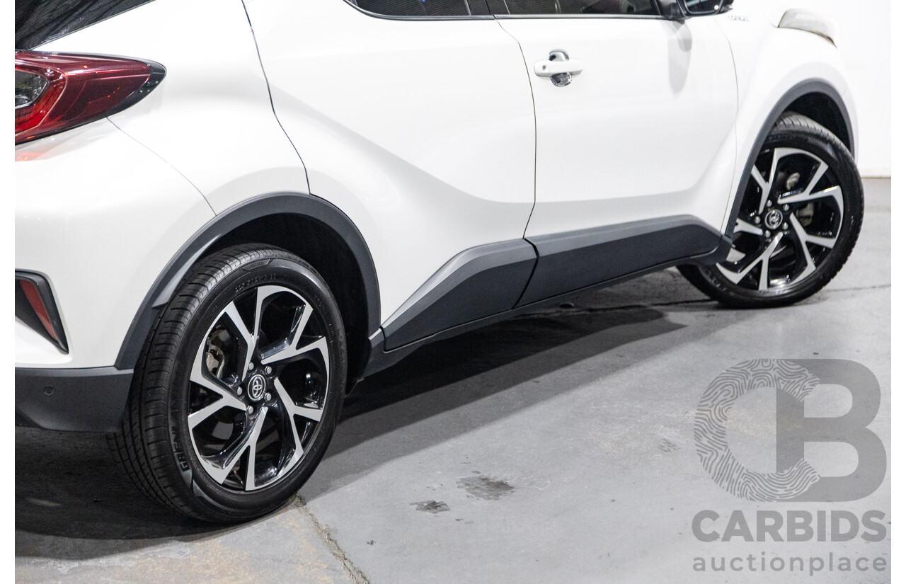 03/2019 Toyota C-HR Koba (AWD) NGX50R 4D Wagon Crystal Pearl White / Black Turbo 1.2L