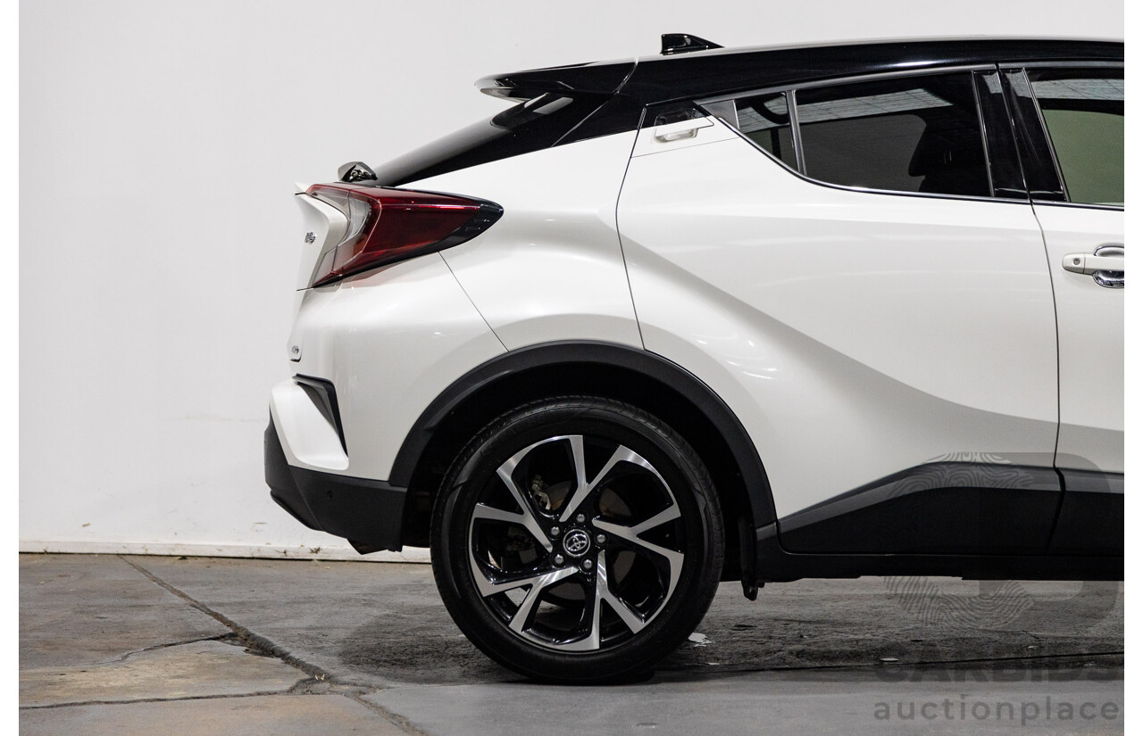 03/2019 Toyota C-HR Koba (AWD) NGX50R 4D Wagon Crystal Pearl White / Black Turbo 1.2L