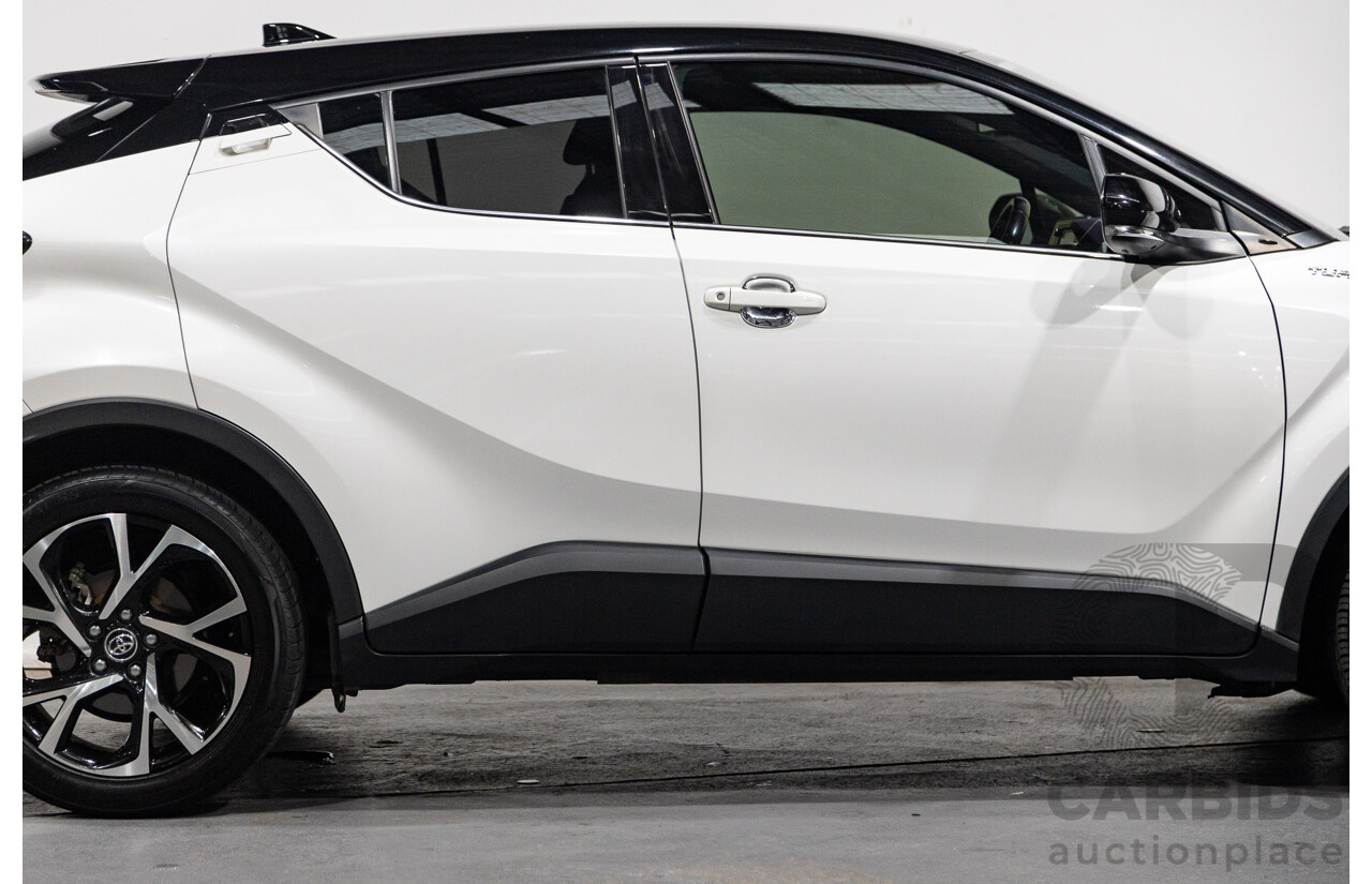 03/2019 Toyota C-HR Koba (AWD) NGX50R 4D Wagon Crystal Pearl White / Black Turbo 1.2L