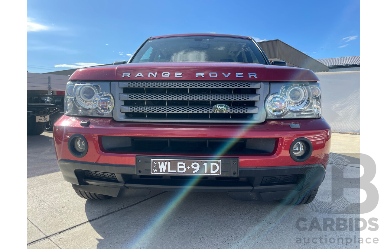 01/06 Range Rover Range Rover SPORT 2.7 TdV6 4WD  4D Wagon Red 2.7L