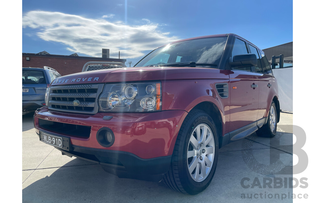 01/06 Range Rover Range Rover SPORT 2.7 TdV6 4WD  4D Wagon Red 2.7L