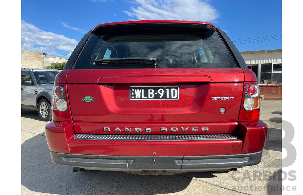 01/06 Range Rover Range Rover SPORT 2.7 TdV6 4WD  4D Wagon Red 2.7L