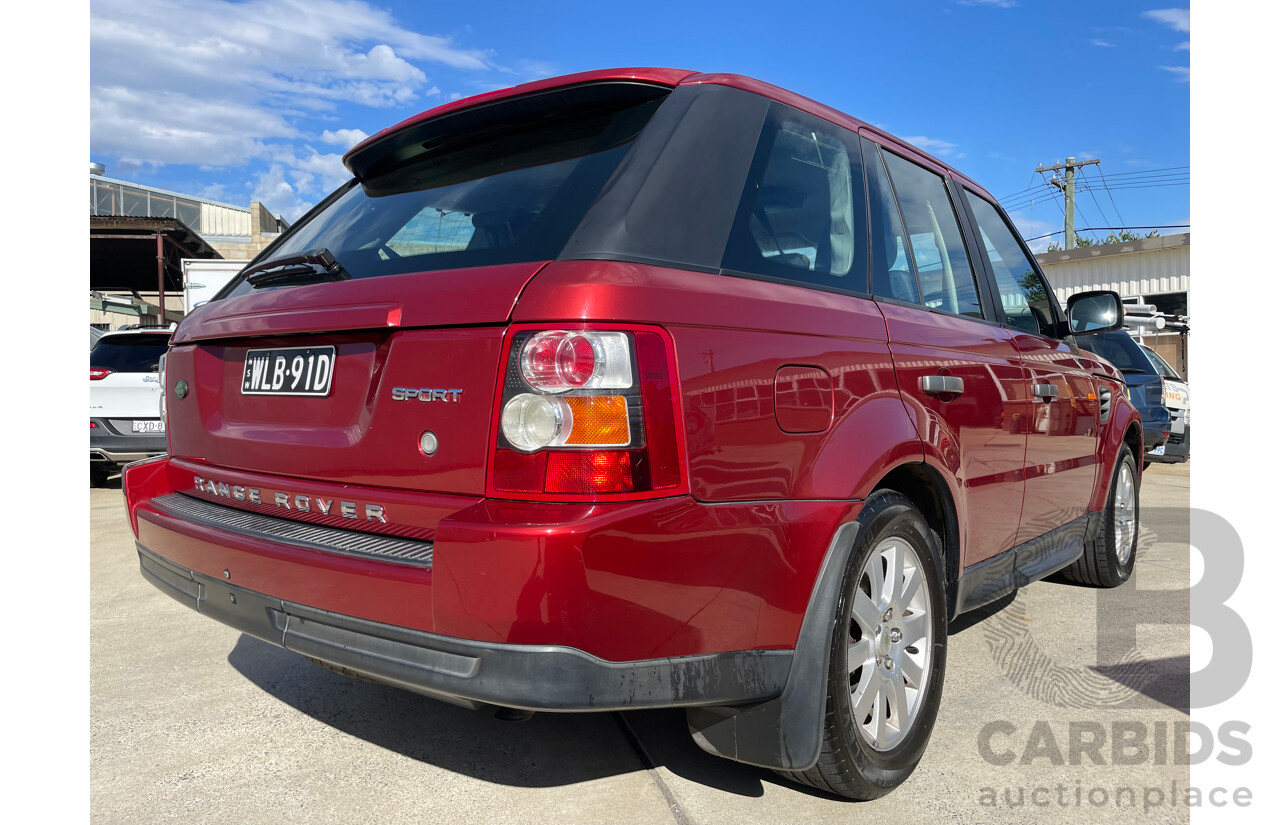 01/06 Range Rover Range Rover SPORT 2.7 TdV6 4WD  4D Wagon Red 2.7L