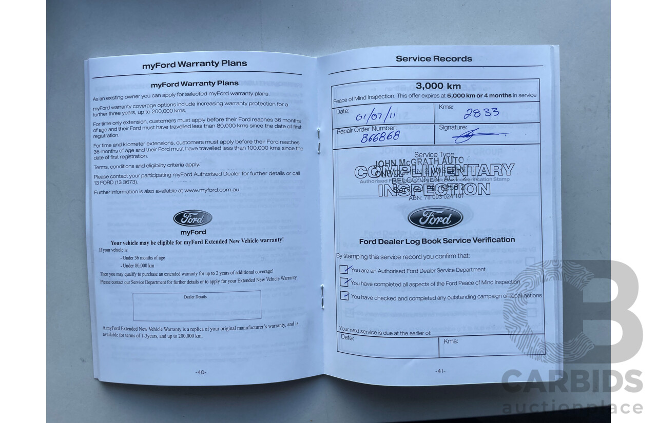 04/11 Ford Mondeo LX TDCi FWD MC 4D Wagon Grey 2.0L