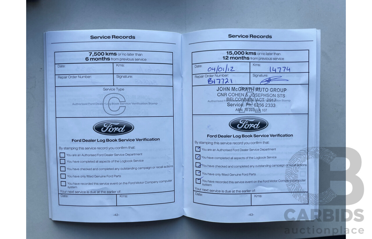 04/11 Ford Mondeo LX TDCi FWD MC 4D Wagon Grey 2.0L