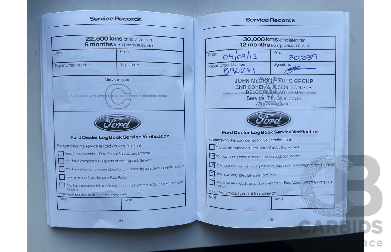 04/11 Ford Mondeo LX TDCi FWD MC 4D Wagon Grey 2.0L