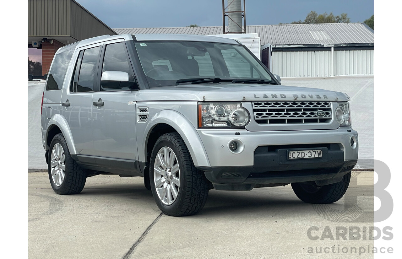 07/13 Land Rover Discovery 4 3.0 SDV6 SE 4x4 MY13 4D Wagon Silver 3.0L
