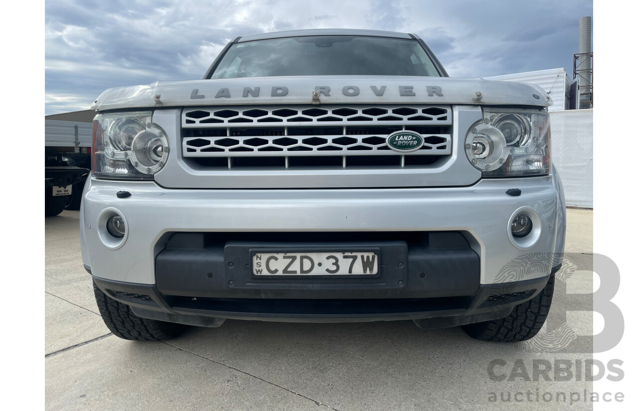 07/13 Land Rover Discovery 4 3.0 SDV6 SE 4x4 MY13 4D Wagon Silver 3.0L
