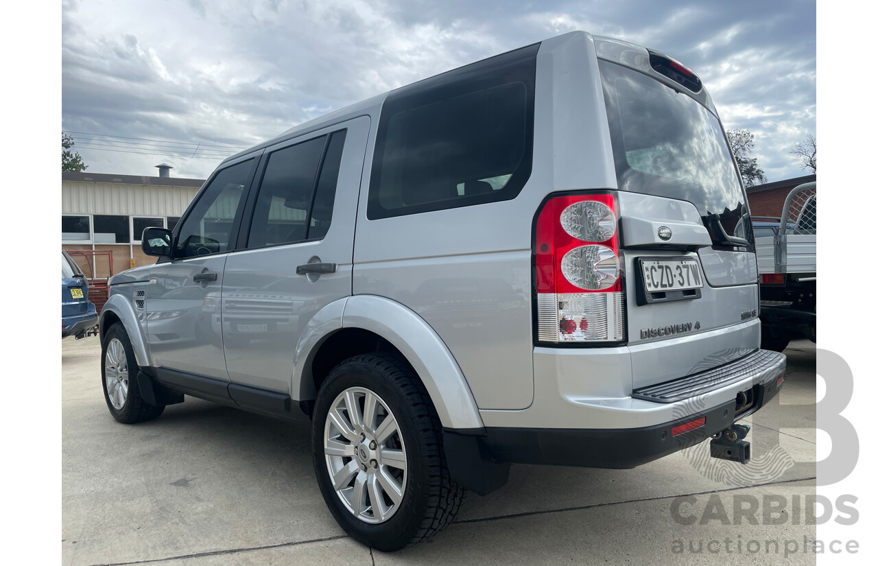 07/13 Land Rover Discovery 4 3.0 SDV6 SE 4x4 MY13 4D Wagon Silver 3.0L