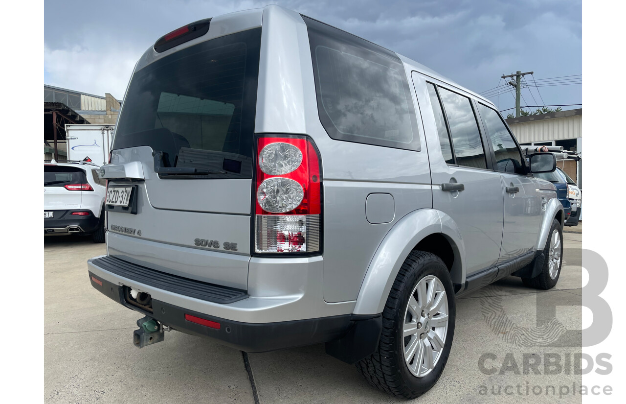 07/13 Land Rover Discovery 4 3.0 SDV6 SE 4x4 MY13 4D Wagon Silver 3.0L