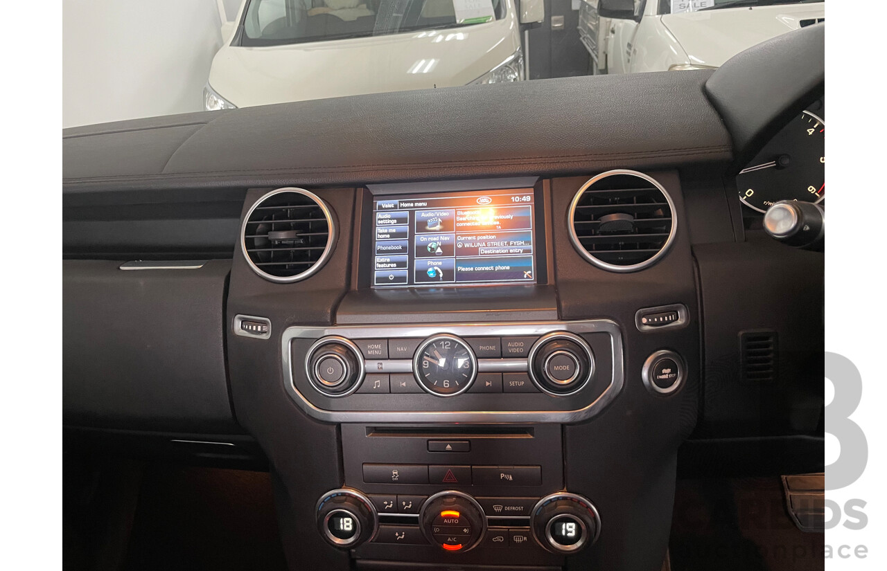 07/13 Land Rover Discovery 4 3.0 SDV6 SE 4x4 MY13 4D Wagon Silver 3.0L