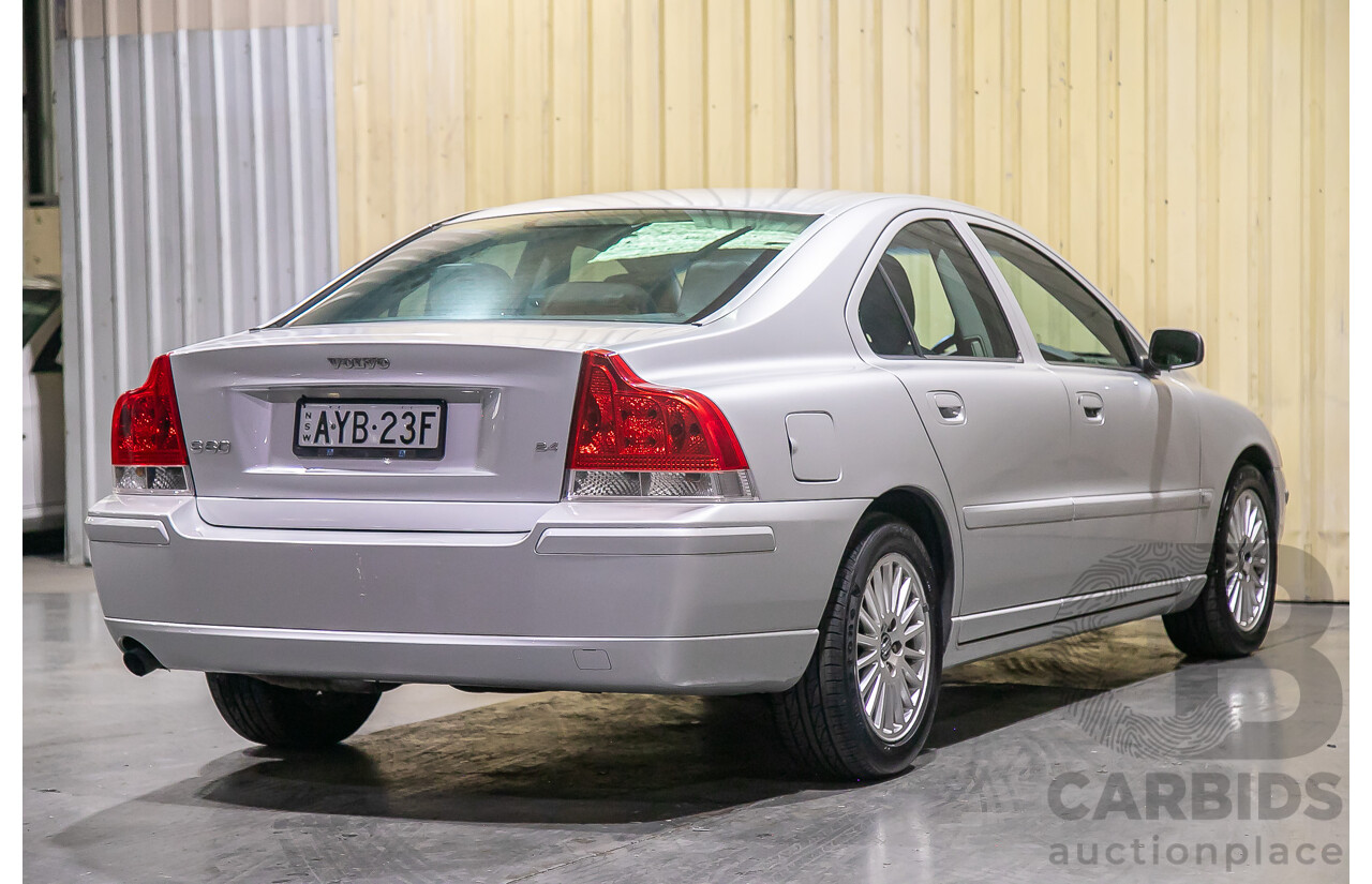 9/2005 Volvo S60 2.4 20V SE 05 Upgrade 4d Sedan Silver 2.4L