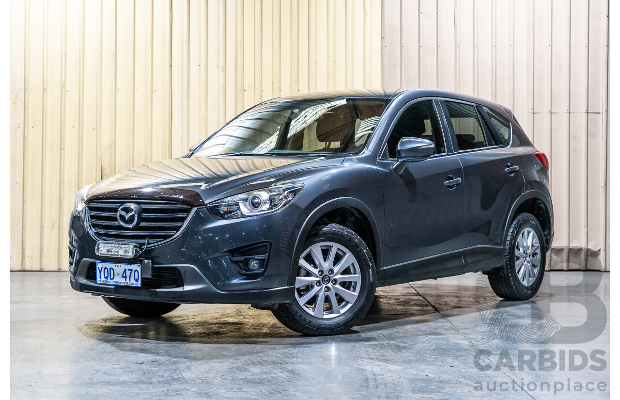 10/2015 Mazda CX-5 MAXX Sport (AWD) MY15 4d Wagon Grey Turbo Diesel 2.2L