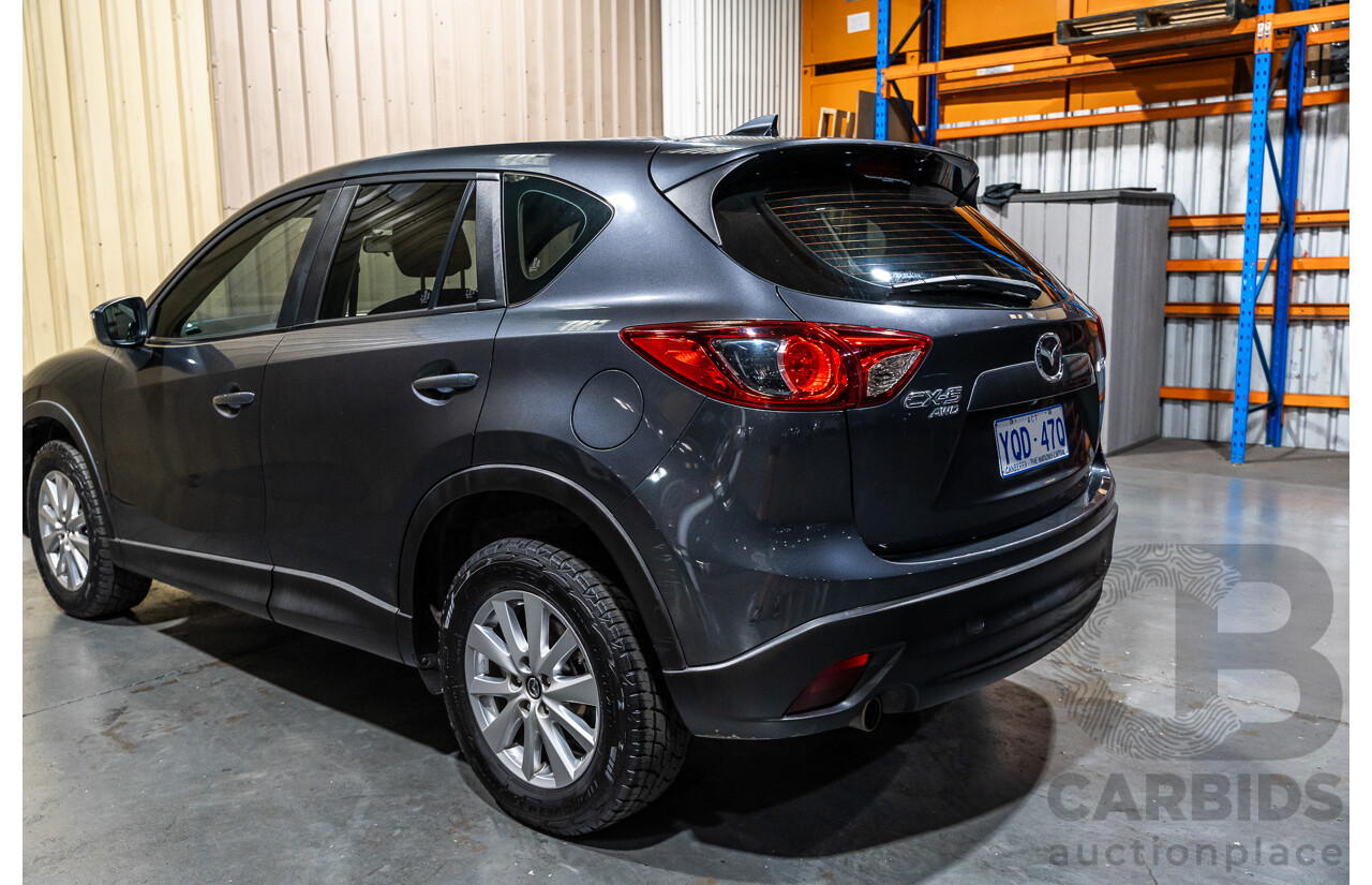 10/2015 Mazda CX-5 MAXX Sport (AWD) MY15 4d Wagon Grey Turbo Diesel 2.2L