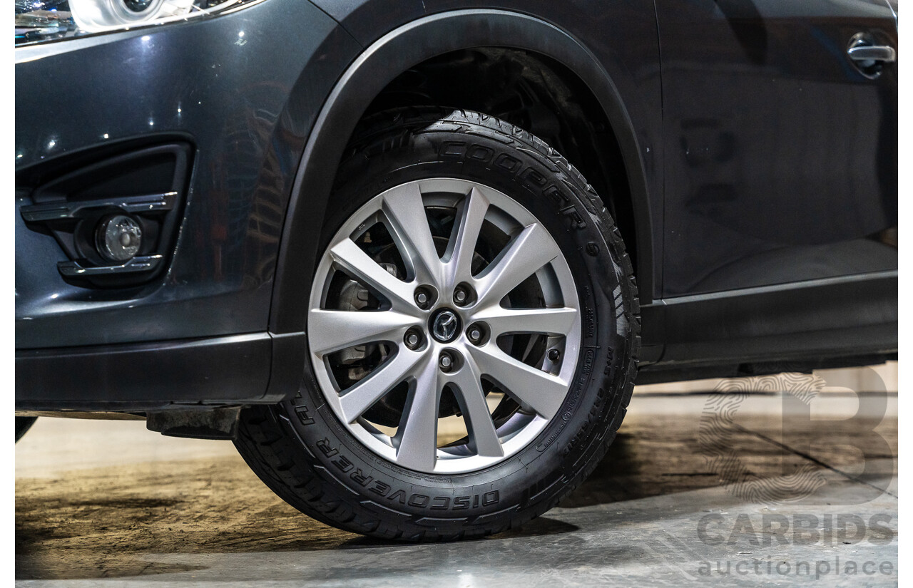 10/2015 Mazda CX-5 MAXX Sport (AWD) MY15 4d Wagon Grey Turbo Diesel 2.2L