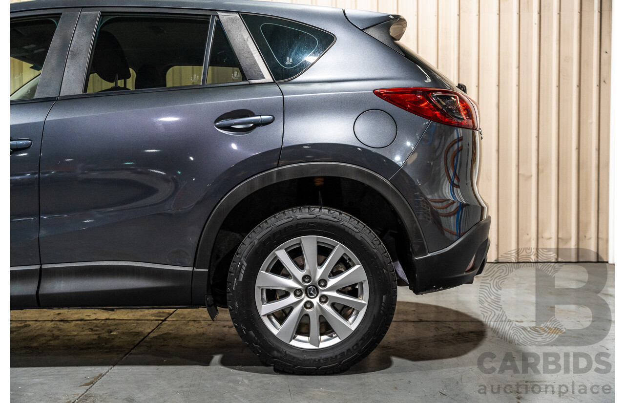 10/2015 Mazda CX-5 MAXX Sport (AWD) MY15 4d Wagon Grey Turbo Diesel 2.2L