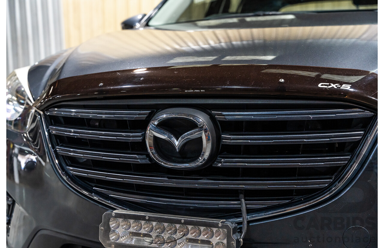 10/2015 Mazda CX-5 MAXX Sport (AWD) MY15 4d Wagon Grey Turbo Diesel 2.2L