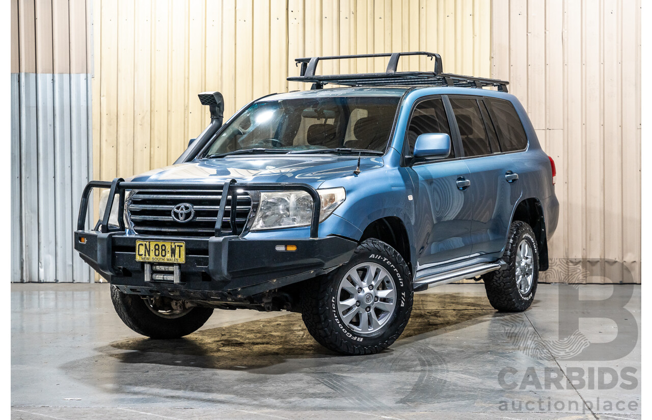 12/2008 Toyota Landcruiser GXL (4x4) VDJ200R 4d Wagon Blue Turbo Diesel V8 4.5L