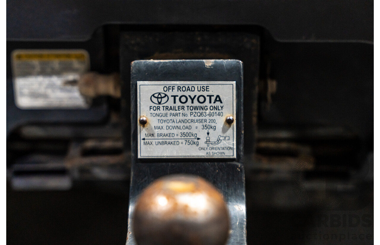 12/2008 Toyota Landcruiser GXL (4x4) VDJ200R 4d Wagon Blue Turbo Diesel V8 4.5L