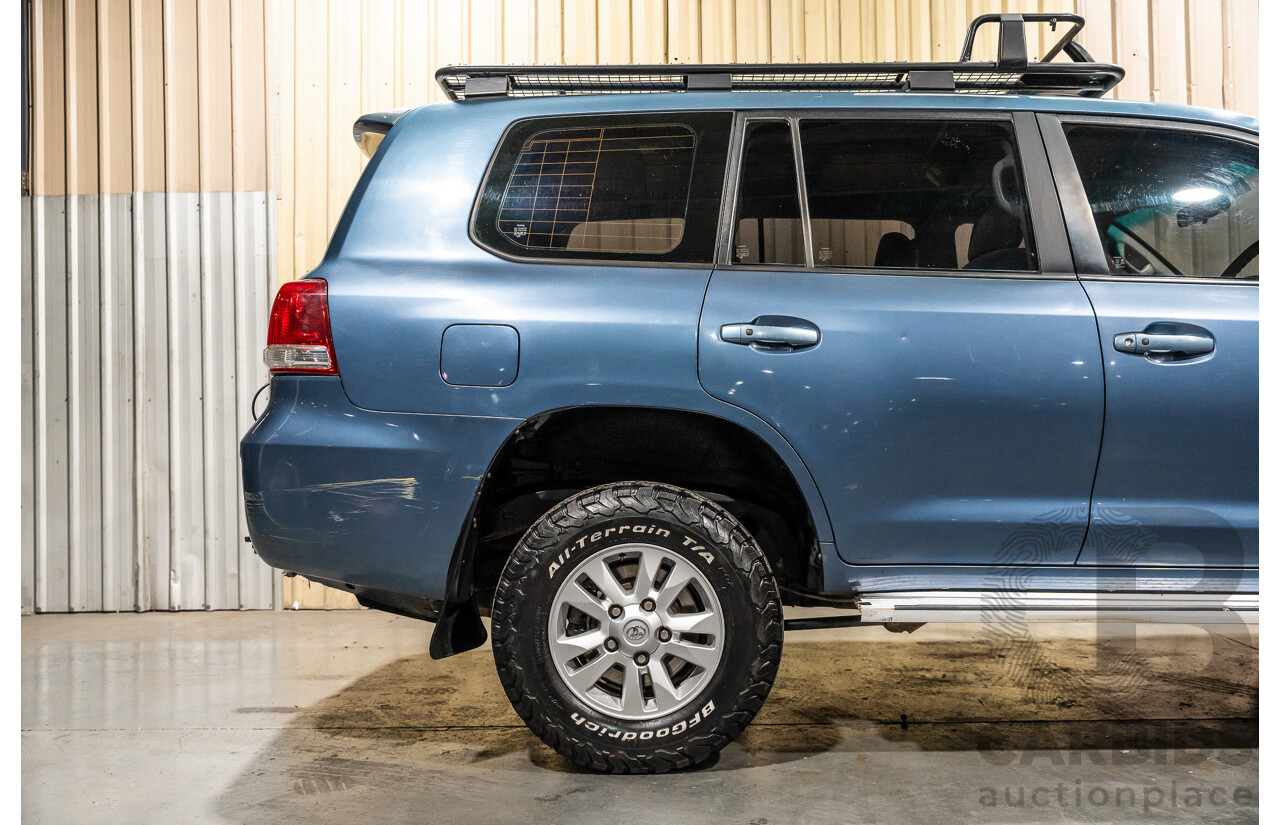 12/2008 Toyota Landcruiser GXL (4x4) VDJ200R 4d Wagon Blue Turbo Diesel V8 4.5L