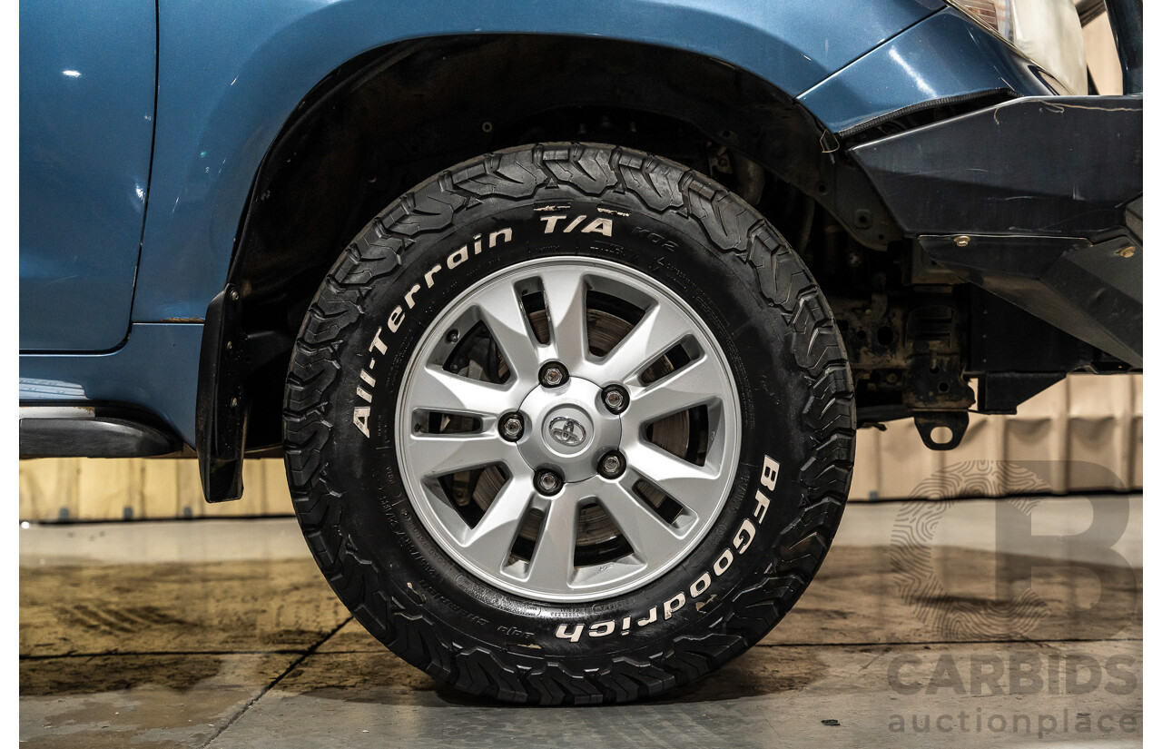 12/2008 Toyota Landcruiser GXL (4x4) VDJ200R 4d Wagon Blue Turbo Diesel V8 4.5L