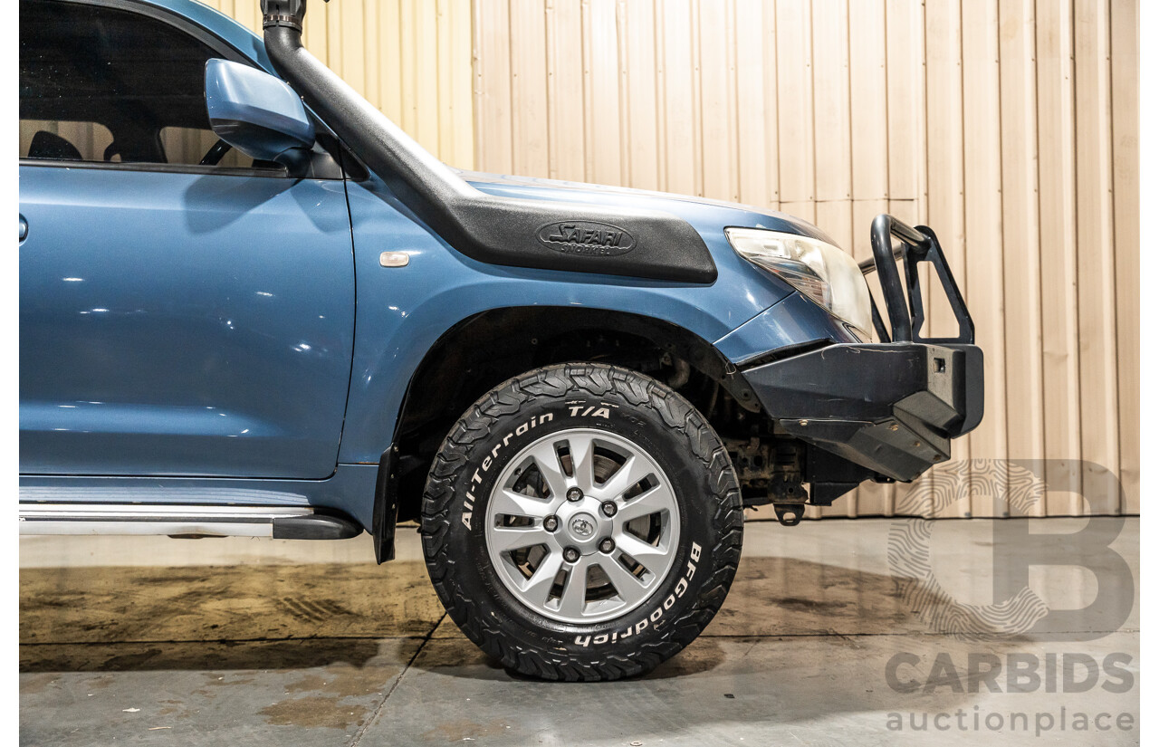 12/2008 Toyota Landcruiser GXL (4x4) VDJ200R 4d Wagon Blue Turbo Diesel V8 4.5L