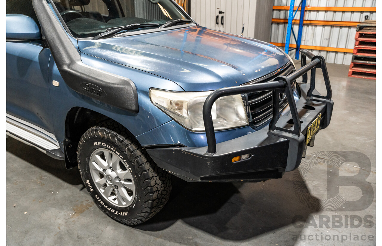 12/2008 Toyota Landcruiser GXL (4x4) VDJ200R 4d Wagon Blue Turbo Diesel V8 4.5L