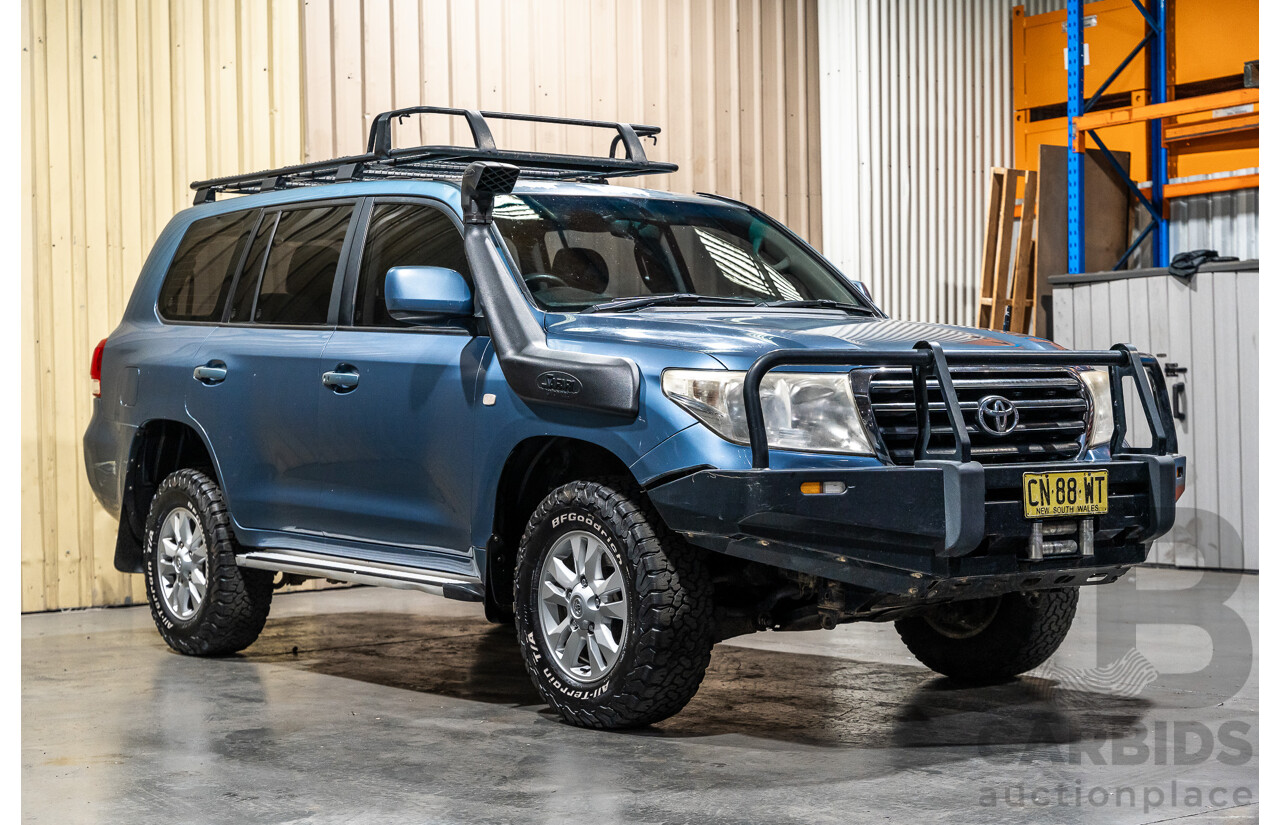 12/2008 Toyota Landcruiser GXL (4x4) VDJ200R 4d Wagon Blue Turbo Diesel V8 4.5L